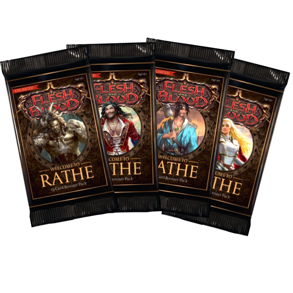 Flesh and Blood - Welcome to Rathe Unlimited 15-Card Booster Pack 1 Flesh and Blood - Welcome to Rathe Unlimited 15-Card Booster Pack