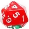 Spindown D20 - Rød