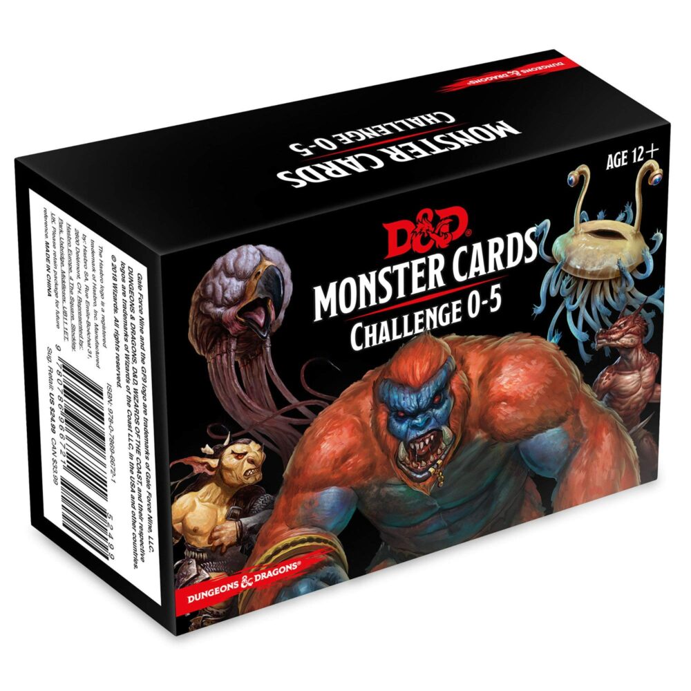 Dungeons & Dragons - Spellbook Cards: Monsters 0-5 (D&D Accessory) 1 Dungeons & Dragons - Spellbook Cards: Monsters 0-5 (D&D Accessory)