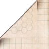 Reversible Battlemat: 1.5" Squares/Hexes 60cm x 66cm 3 Battlemat: 1.5In Reversible Squares-Hexes (23.5In X 26I