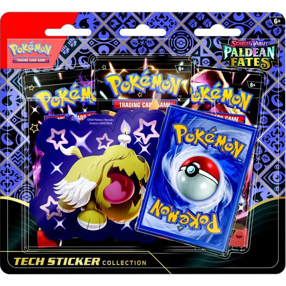 Paldean Fates Tech Sticker Shiny Greavard 1 Paldean Fates Tech Sticker Shiny Greavard