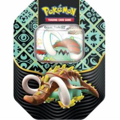 Paldean Fates Shiny Great Tusk Ex Tin