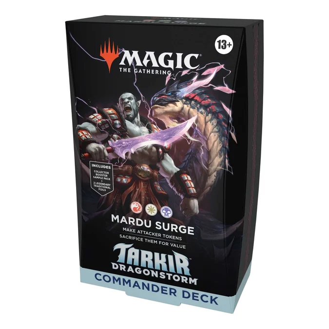 Magic the Gathering Tarkir: Dragonstorm Commander Deck Mardu Surge 1 Magic the Gathering Tarkir: Dragonstorm Commander Deck Mardu Surge