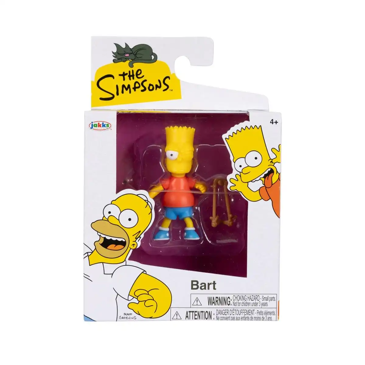 The Simpsons 2.5" Actionfigur - Bart m/sprettert 1 The Simpsons 2.5" Actionfigur - Bart m/sprettert
