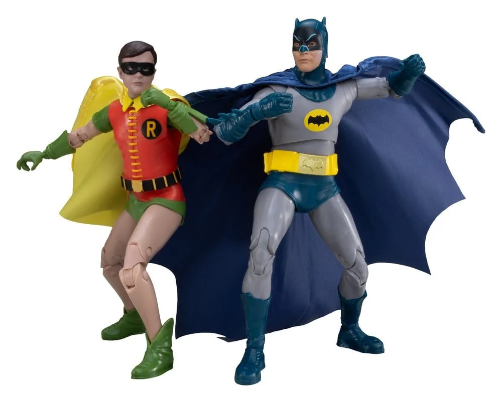Batman Classic TV Series 2-Pack Batman og Robin – McFarlane DC Multiverse Collector Edition actionfigurer 18 cm 3 McFarlane Toys Batman Classic TV Series DC Multiverse McFarlane Collector Edition Action Figure 2-Pack Batman and Robin 18 cm bilde 2