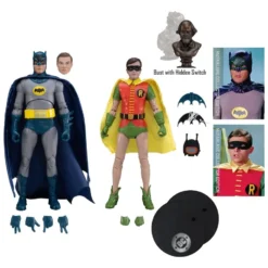 Batman Classic TV Series 2-Pack Batman og Robin – McFarlane DC Multiverse Collector Edition actionfigurer 18 cm 17 McFarlane Toys Batman Classic TV Series DC Multiverse McFarlane Collector Edition Action Figure 2-Pack Batman and Robin 18 cm bilde 3