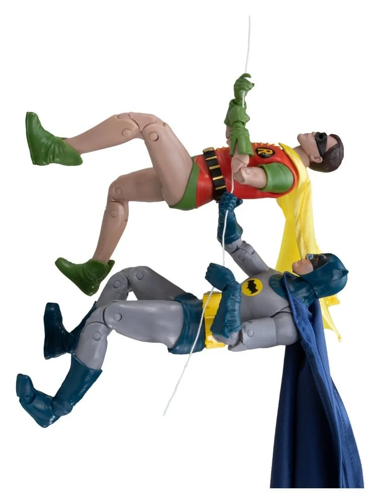 Batman Classic TV Series 2-Pack Batman og Robin – McFarlane DC Multiverse Collector Edition actionfigurer 18 cm 5 McFarlane Toys Batman Classic TV Series DC Multiverse McFarlane Collector Edition Action Figure 2-Pack Batman and Robin 18 cm bilde 4