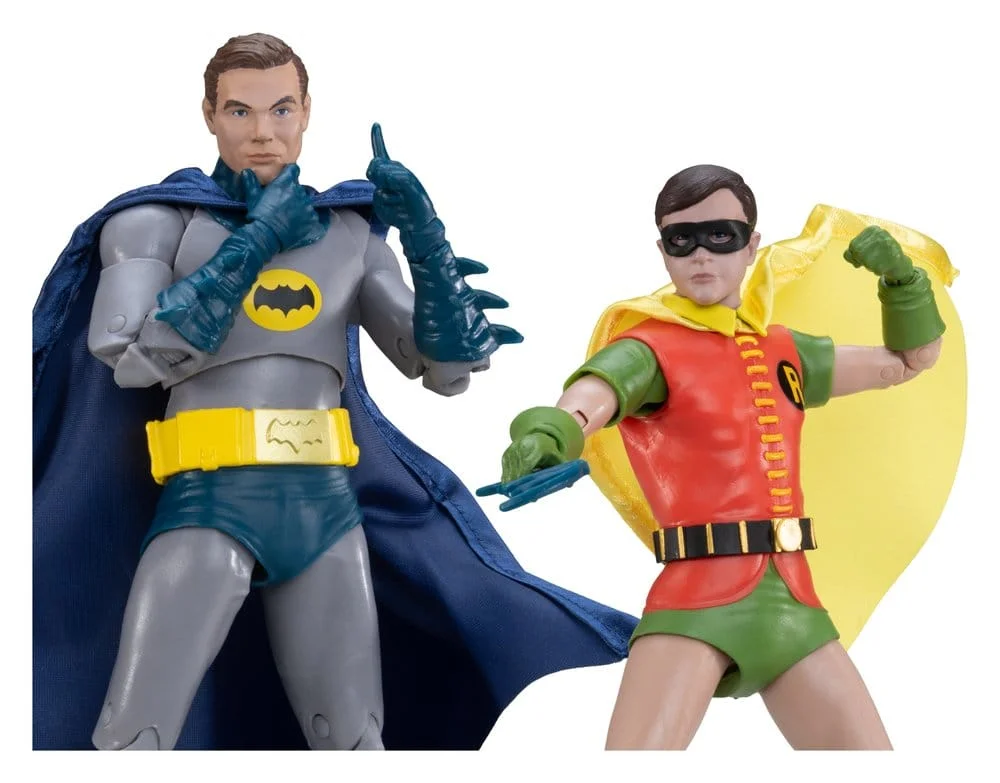 Batman Classic TV Series 2-Pack Batman og Robin – McFarlane DC Multiverse Collector Edition actionfigurer 18 cm 6 McFarlane Toys Batman Classic TV Series DC Multiverse McFarlane Collector Edition Action Figure 2-Pack Batman and Robin 18 cm bilde 5