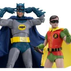 Batman Classic TV Series 2-Pack Batman og Robin – McFarlane DC Multiverse Collector Edition actionfigurer 18 cm 20 McFarlane Toys Batman Classic TV Series DC Multiverse McFarlane Collector Edition Action Figure 2-Pack Batman and Robin 18 cm bilde 6