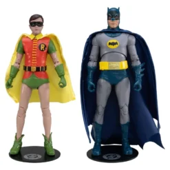 Batman Classic TV Series 2-Pack Batman og Robin – McFarlane DC Multiverse Collector Edition actionfigurer 18 cm 21 McFarlane Toys Batman Classic TV Series DC Multiverse McFarlane Collector Edition Action Figure 2-Pack Batman and Robin 18 cm bilde 8