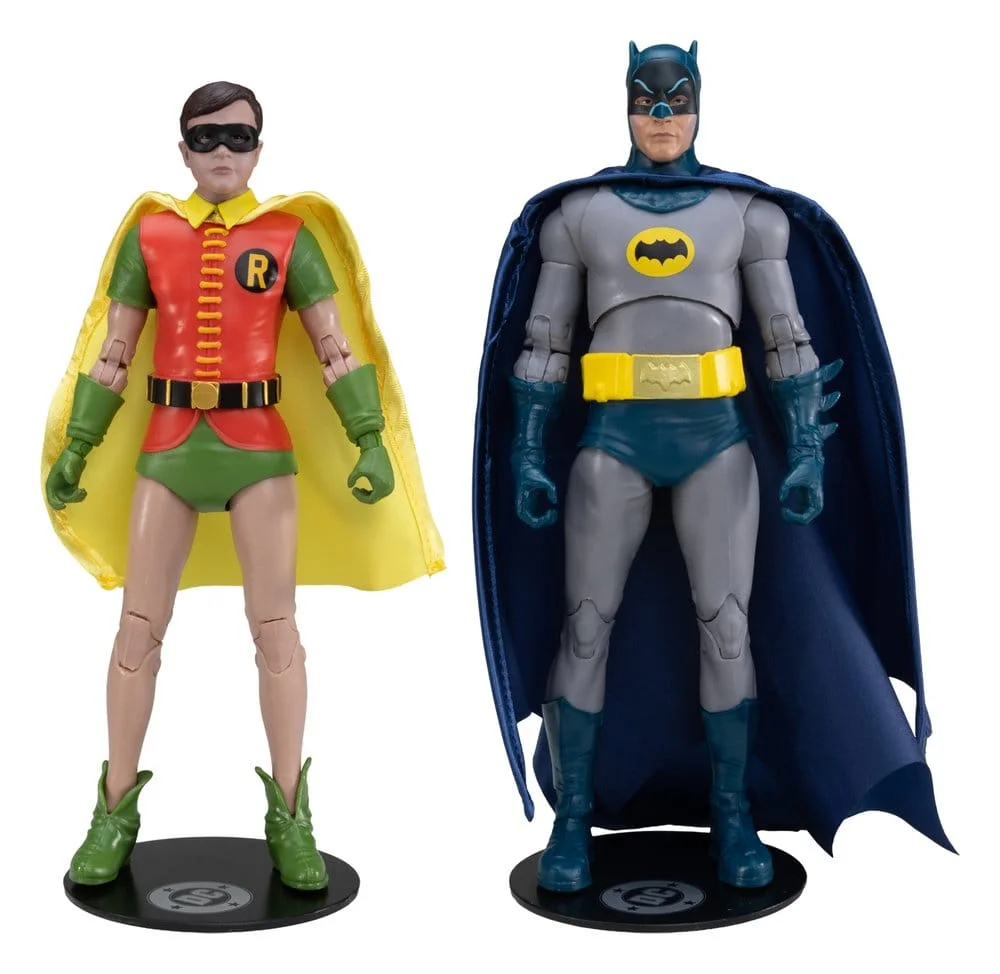 Batman Classic TV Series 2-Pack Batman og Robin – McFarlane DC Multiverse Collector Edition actionfigurer 18 cm 8 McFarlane Toys Batman Classic TV Series DC Multiverse McFarlane Collector Edition Action Figure 2-Pack Batman and Robin 18 cm bilde 8