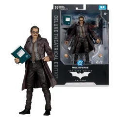 McFarlane Toys DC Multiverse Action Figure Commissioner James Gordon (The Dark Knight Trilogy) Deluxe Theatrical Edition 18 cm bilde 4