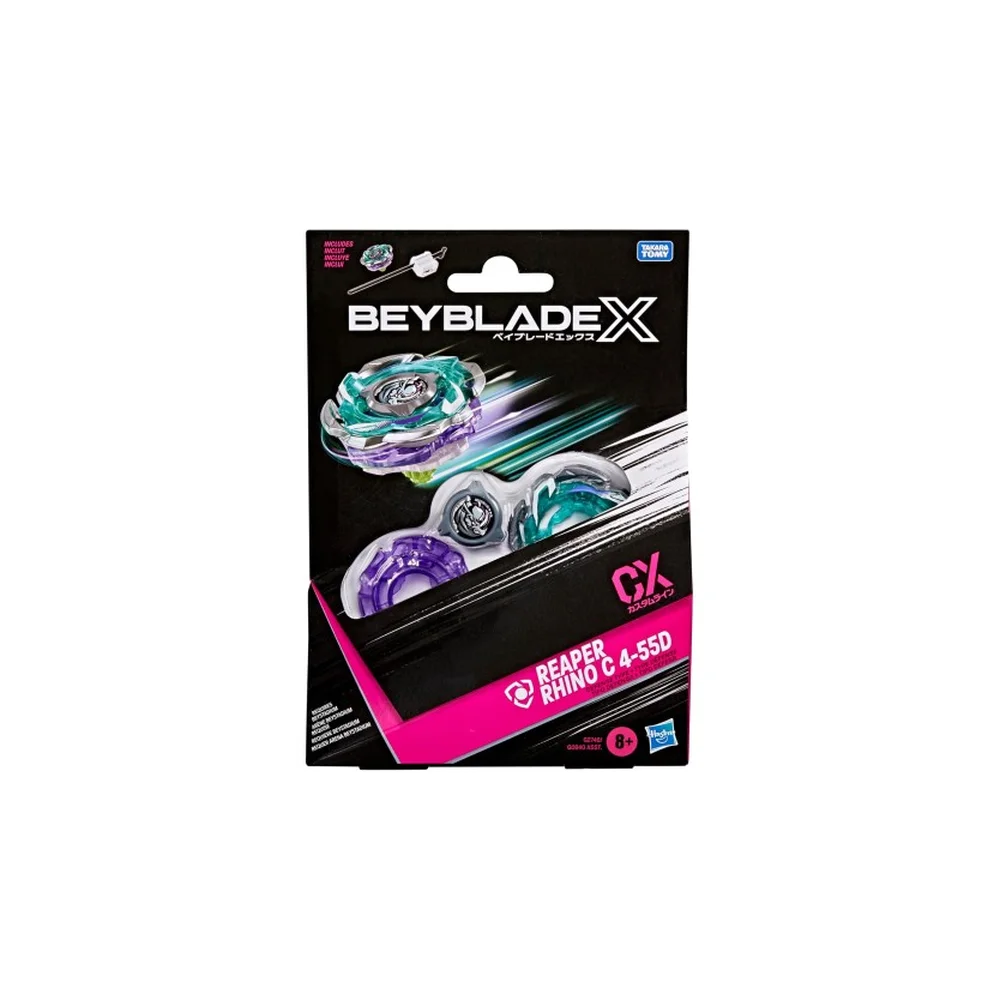 Beyblade X Reaper Rhino C 4-55D CX Starter Pack Set 1 Beyblade X Reaper Rhino C 4-55D CX Starter Pack Set