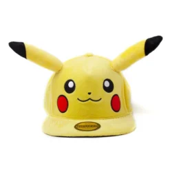 Ha Det Gøy med KanonCon 6 Difuzed Pokemon Pikachu Plush Snapback Cap – Gul