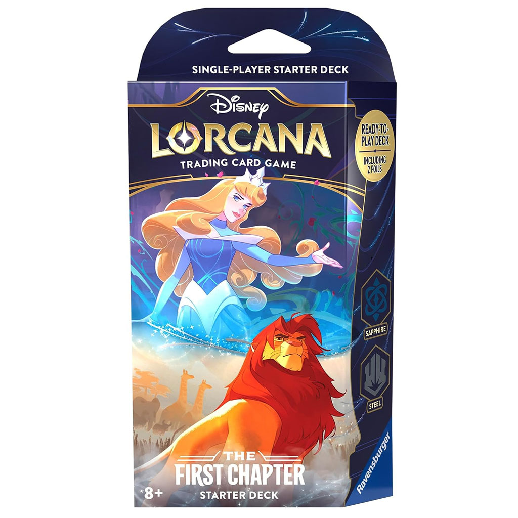 Disney Lorcana: The First Chapter Starter Deck Sapphire & Steel 1 Disney Lorcana: The First Chapter Starter Deck Sapphire & Steel