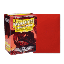 Dragon Shield 100 stk Standard Size Sleeves - Crimson Classic