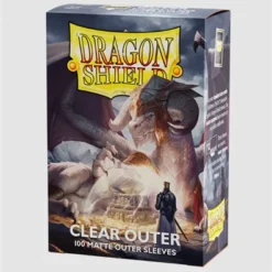 Ha Det Gøy med KanonCon 7 Dragon Shield Standard Size Outer Sleeves Matte Clear 100 kortlommer