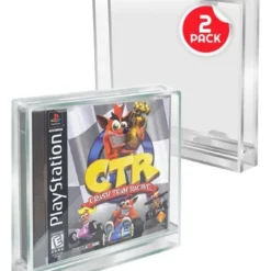 Evoretro Acrylic Case 2-Pack for PlayStation 1