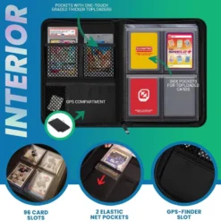 Evoretro Shield+ Topload Cards Binder Compact 96 Kort Black 8 Evoretro Evoretro Shield+ Topload Cards Binder Compact 96 Karten Black bilde 4