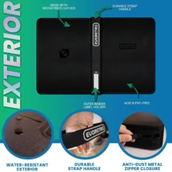 Evoretro Shield+ Topload Cards Binder Compact 96 Kort Black 9 Evoretro Evoretro Shield+ Topload Cards Binder Compact 96 Karten Black bilde 5