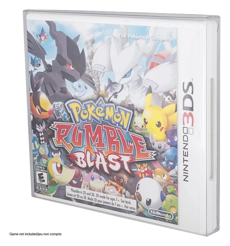 PET Protectors 25-Pack for 3DS (NTSC) Games 2 Evoretro PET Protectors 25-Pack for 3DS (NTSC) Games bilde 2
