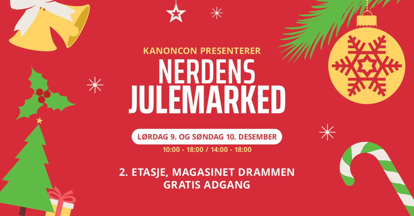 Nerdens Julemarked - to dager med nerdy glede og julemagi!