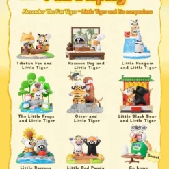 Ha Det Gøy med KanonCon 8 Funism Alexander the Fat Tiger – Little Tiger and His Companions Blind Box figur