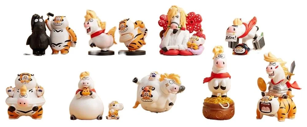 Funism Alexander The Fat Tiger – The Real Crazy Horse Blind Box 1 Funism Alexander The Fat Tiger – The Real Crazy Horse Blind Box (8-pakning)