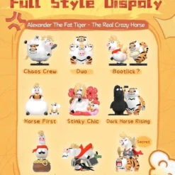 Funism Alexander The Fat Tiger – The Real Crazy Horse Blind Box 5 Funism Alexander The Fat Tiger – The Real Crazy Horse Blind Box (8-pakning)