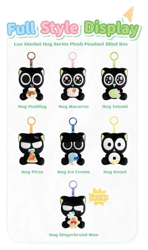 Funism Luo Xiaohei Hug Series plysj-anheng blind box 1 Funism Luo Xiaohei Hug Series plysj-anheng blind box
