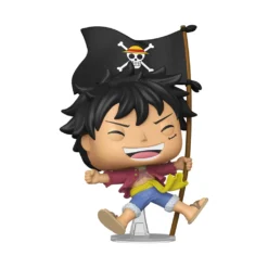 Funko Pop Animation One Piece Monkey D. Luffy med flagg #2214