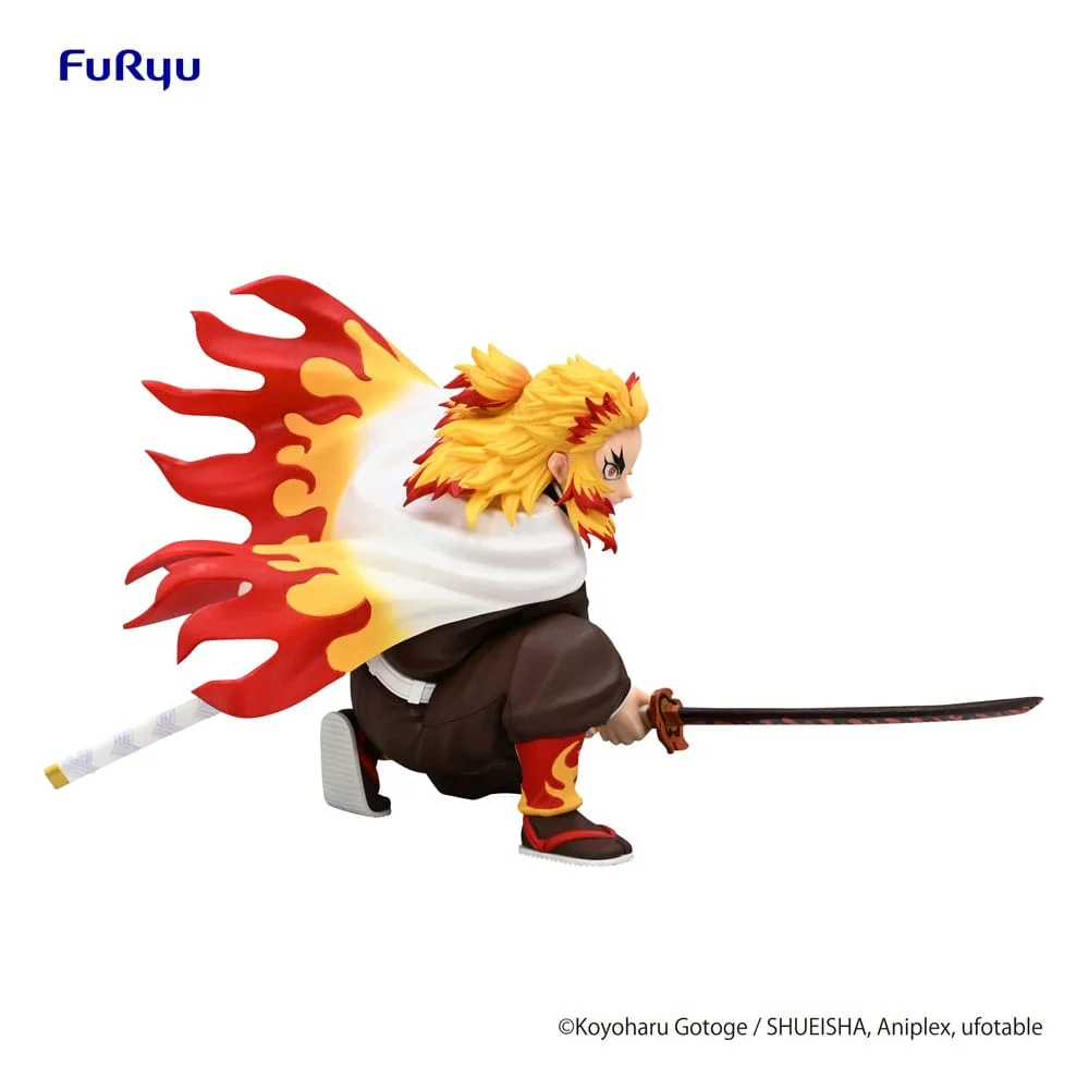 FuRyu Demon Slayer Rengoku Kyojuro Battle Ver. 10cm PVC figur Noodle Stopper 3 FuRyu Demon Slayer Rengoku Kyojuro Battle Ver. 10cm PVC figur Noodle Stopper