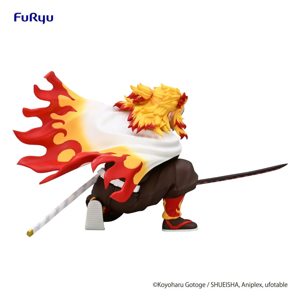 FuRyu Demon Slayer Rengoku Kyojuro Battle Ver. 10cm PVC figur Noodle Stopper 4 FuRyu Demon Slayer Rengoku Kyojuro Battle Ver. 10cm PVC figur Noodle Stopper