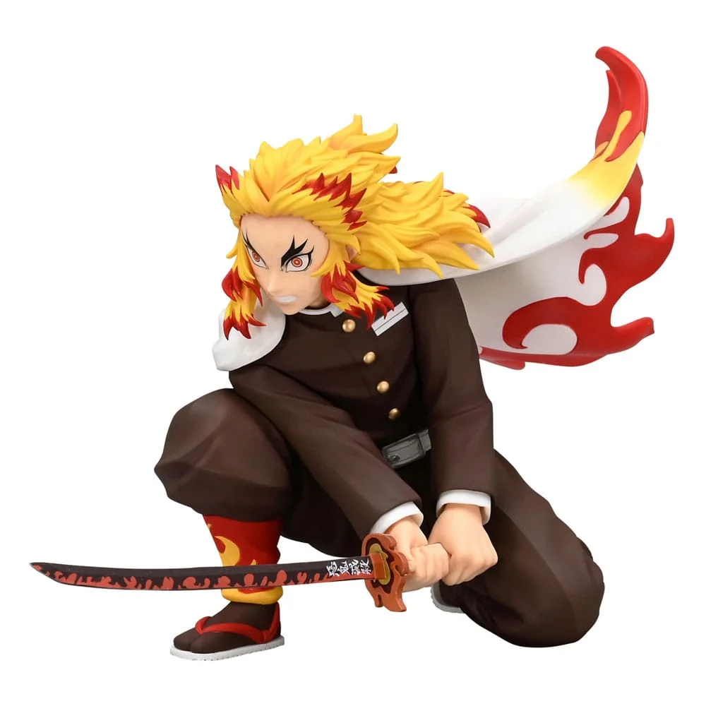 FuRyu Demon Slayer Rengoku Kyojuro Battle Ver. 10cm PVC figur Noodle Stopper 7 FuRyu Demon Slayer Rengoku Kyojuro Battle Ver. 10cm PVC figur Noodle Stopper