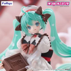 Ha Det Gøy med KanonCon 10 Furyu Hatsune Miku x Tirol Choco Trio-Try-iT PVC Statue Hatsune Miku Milk Ver. 18 cm bilde 2
