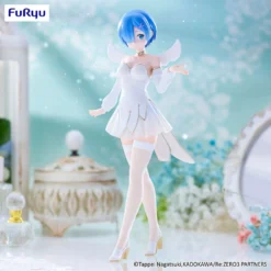FuRyu Re:Zero BiCute Pure Rem Little Wings 25cm figur