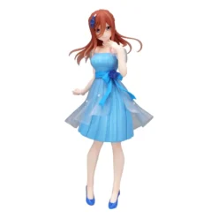 Ha Det Gøy med KanonCon 14 Furyu The Quintessential Quintuplets Trio-Try-iT PVC Statue Nakano Miku Pastel Dress Ver. 21 cm