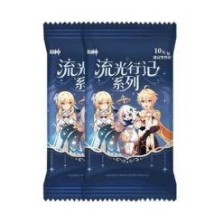 Genshin Impact Trading Cards Journey of Light Series Booster Pack (Kinesisk)