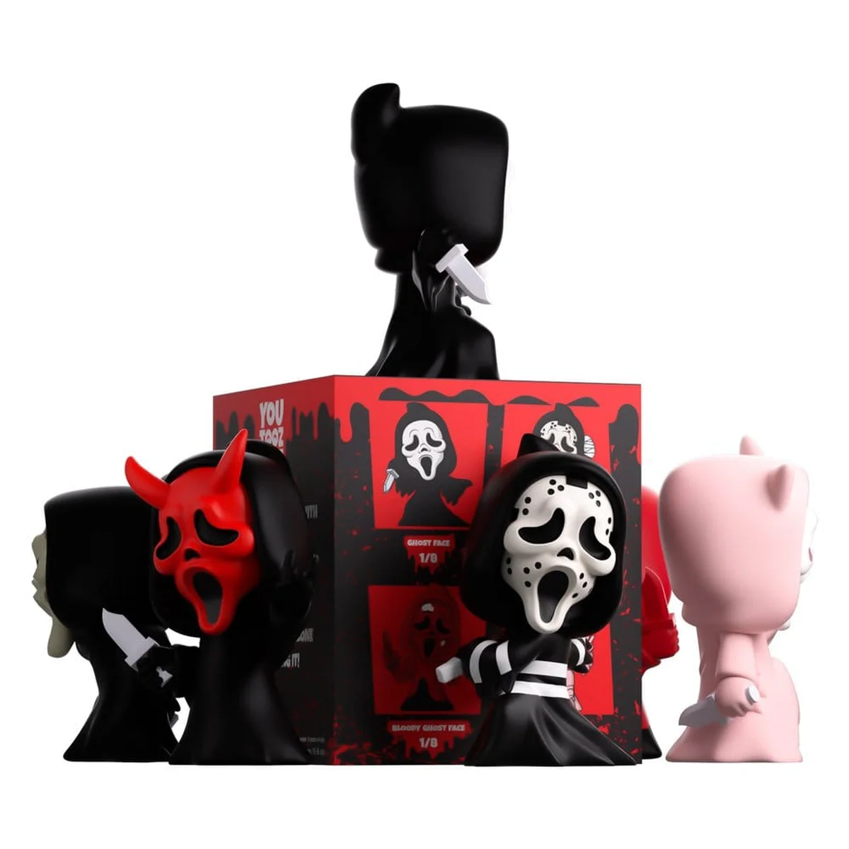 Youtooz Ghost Face Blind Box 2 Youtooz Ghost Face Mini Figures Blind Box Assortment (8) bilde 3