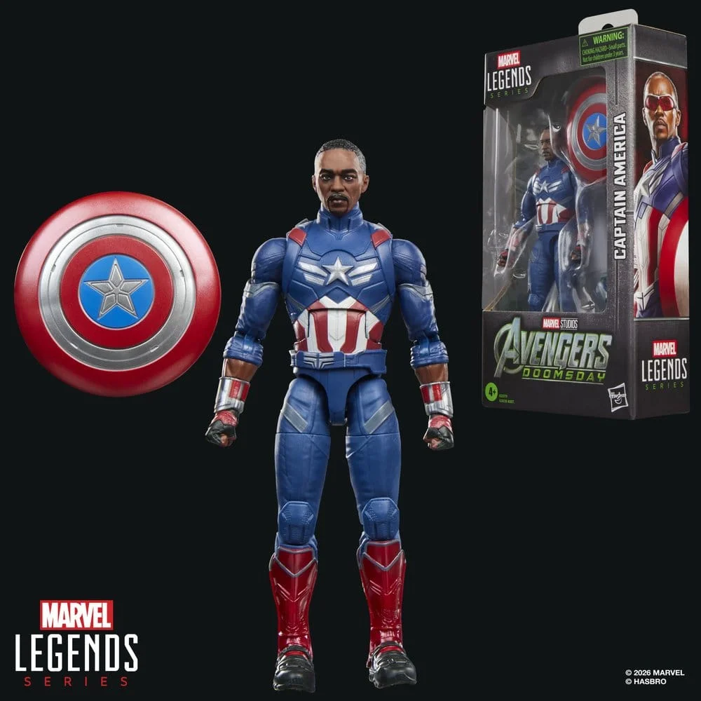 Avengers: Doomsday Marvel Legends Action Figure Captain America 15 cm 3 Hasbro Avengers: Doomsday Marvel Legends Action Figure Captain America 15 cm bilde 3