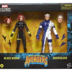 Hasbro Avengers Marvel Legends Action Figure 2-Pack Black Widow & Quicksilver 15 cm bilde 2