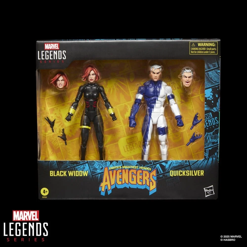 Avengers Marvel Legends Action Figure 2-Pack Black Widow & Quicksilver 15 cm 3 Hasbro Avengers Marvel Legends Action Figure 2-Pack Black Widow & Quicksilver 15 cm bilde 3