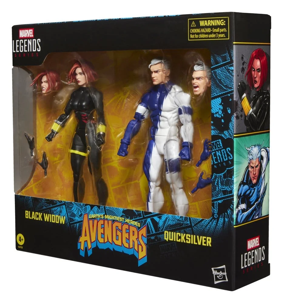 Avengers Marvel Legends Action Figure 2-Pack Black Widow & Quicksilver 15 cm 5 Hasbro Avengers Marvel Legends Action Figure 2-Pack Black Widow & Quicksilver 15 cm bilde 5