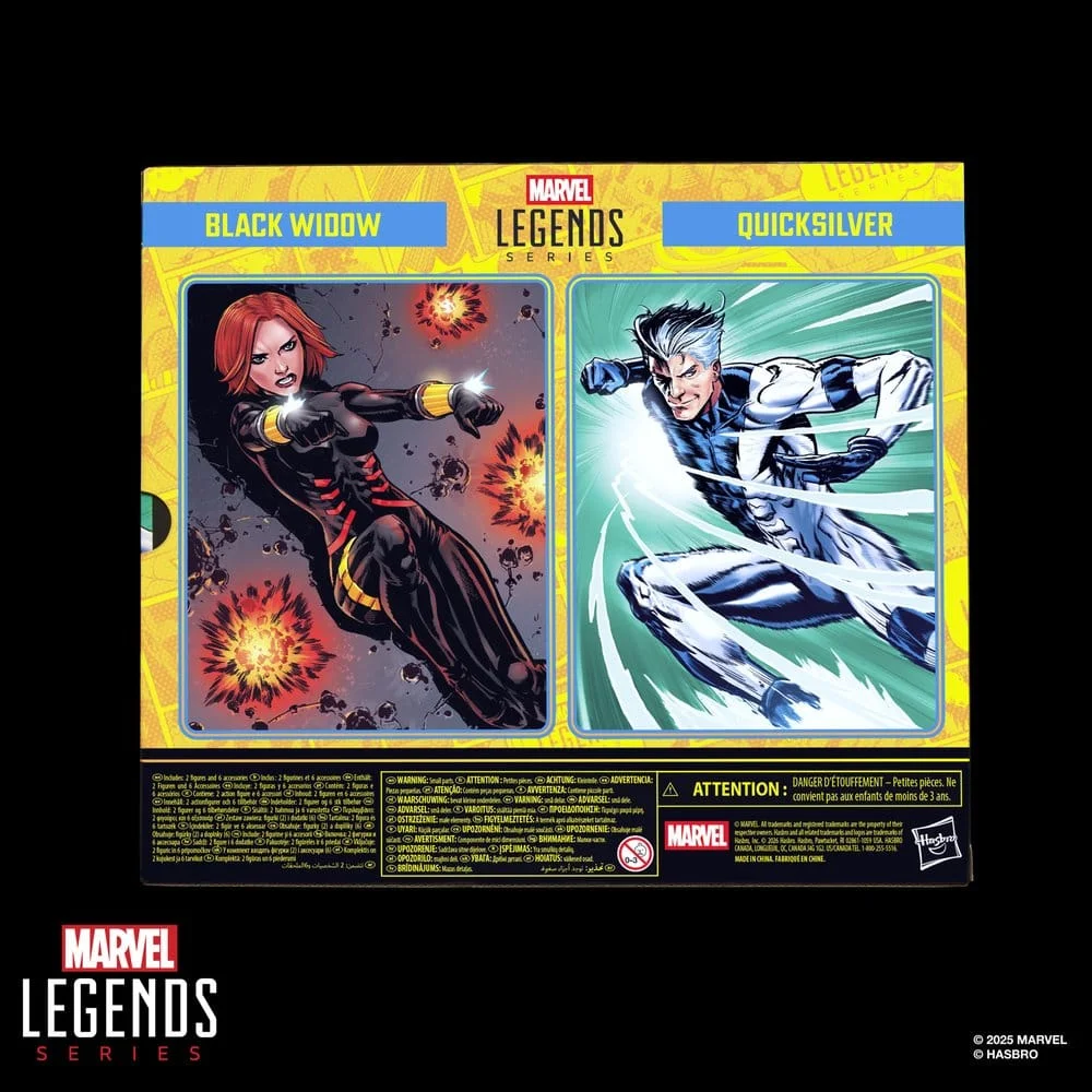 Avengers Marvel Legends Action Figure 2-Pack Black Widow & Quicksilver 15 cm 6 Hasbro Avengers Marvel Legends Action Figure 2-Pack Black Widow & Quicksilver 15 cm bilde 6