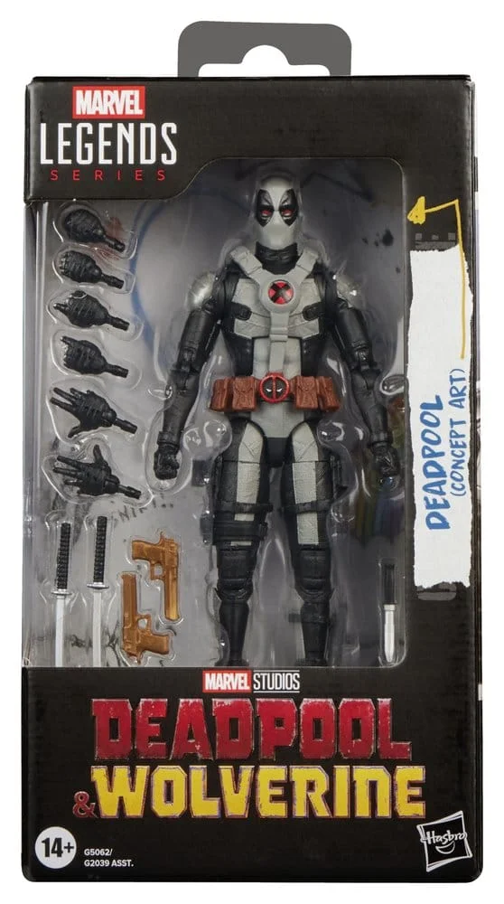 Deadpool & Wolverine Marvel Legends Action Figure Deadpool (Concept Art) 15 cm 14 Hasbro Deadpool & Wolverine Marvel Legends Action Figure Deadpool (Concept Art) 15 cm bilde 14