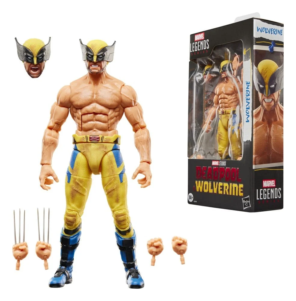 Deadpool & Wolverine Marvel Legends Action Figure Wolverine 15 cm 2 Hasbro Deadpool & Wolverine Marvel Legends Action Figure Wolverine 15 cm bilde 2