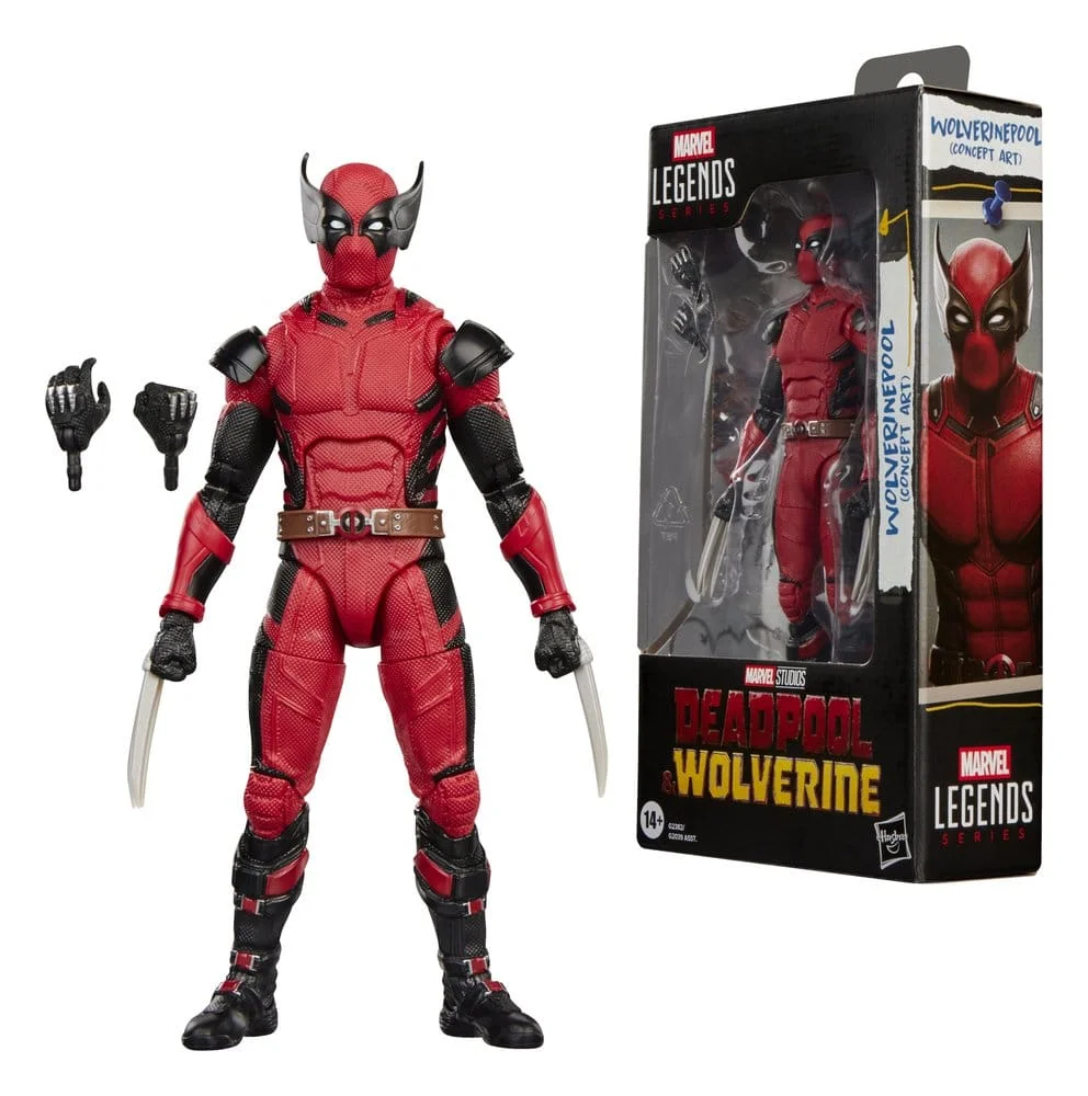 Deadpool & Wolverine Marvel Legends Action Figure Wolverinepool (Concept Art) 15 cm 3 Hasbro Deadpool & Wolverine Marvel Legends Action Figure Wolverinepool (Concept Art) 15 cm bilde 3