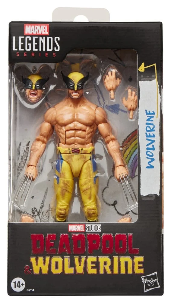 Deadpool & Wolverine Marvel Legends Action Figure Wolverine 15 cm 3 Hasbro Deadpool & Wolverine Marvel Legends Action Figure Wolverine 15 cm bilde 3