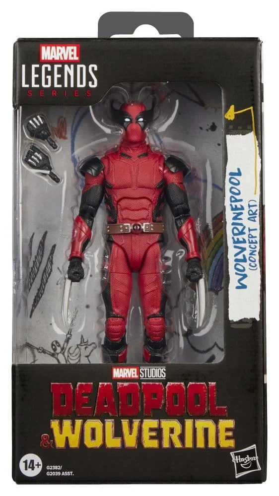 Deadpool & Wolverine Marvel Legends Action Figure Wolverinepool (Concept Art) 15 cm 5 Hasbro Deadpool & Wolverine Marvel Legends Action Figure Wolverinepool (Concept Art) 15 cm bilde 5