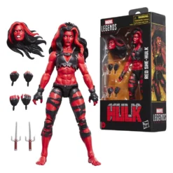 Hasbro Hulk Marvel Legends Action Figure Red She-Hulk 15 cm bilde 2